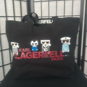 Brand New KARL LAGERFELD PARIS X-Large Tote Handbag